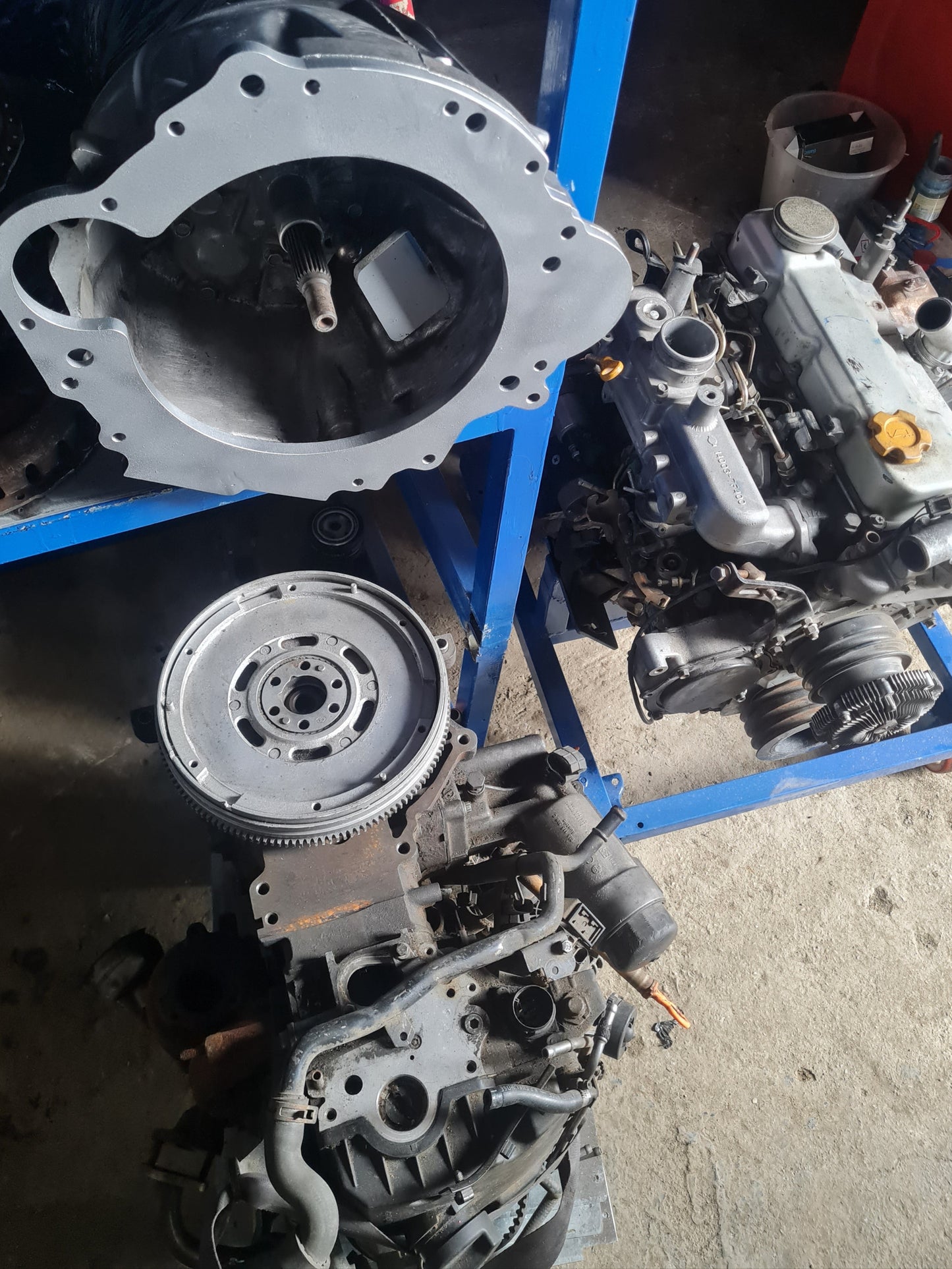 Trooper TD3.1 gearbox + VW 1.9 tdi, 1.8t Adapter